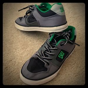 Green/Gray Boys DC Sneakers